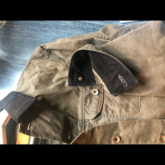 ✨SOLD✨Taylor Stitch Long Haul Trucker Jacket Waxed Canvas size 40 M’s S / W’s M - Picture 7 of 7